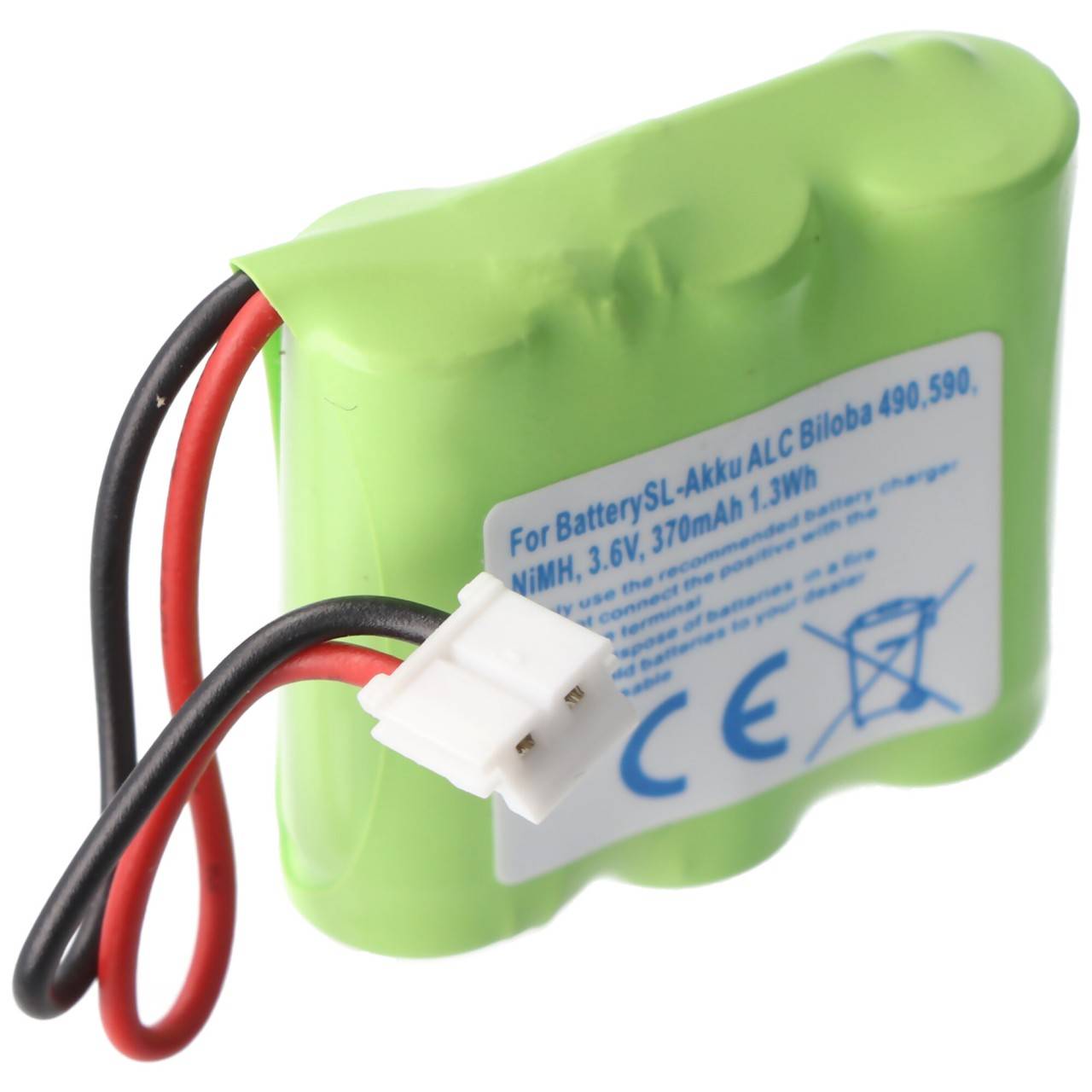 Batteria AccuCell adatta per Alcatel Bilboa 37AAAM3BMJ, 370 mAh-1