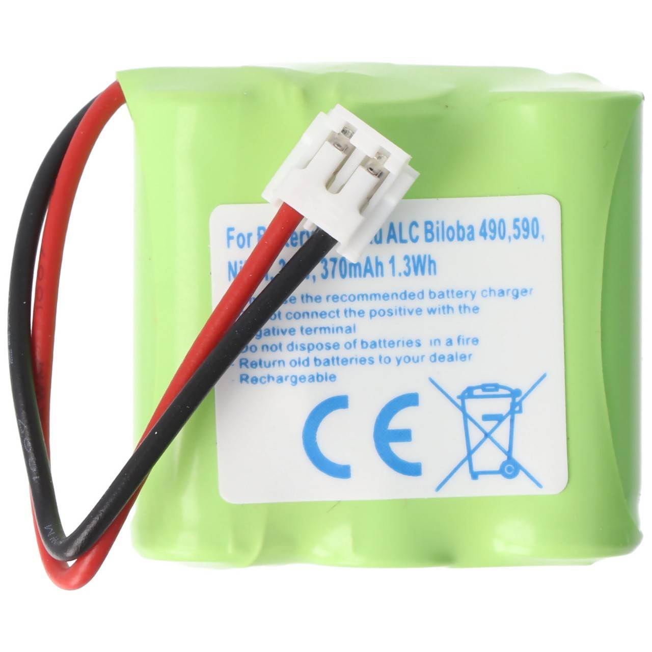 Batteria AccuCell adatta per Alcatel Bilboa 37AAAM3BMJ, 370 mAh-3