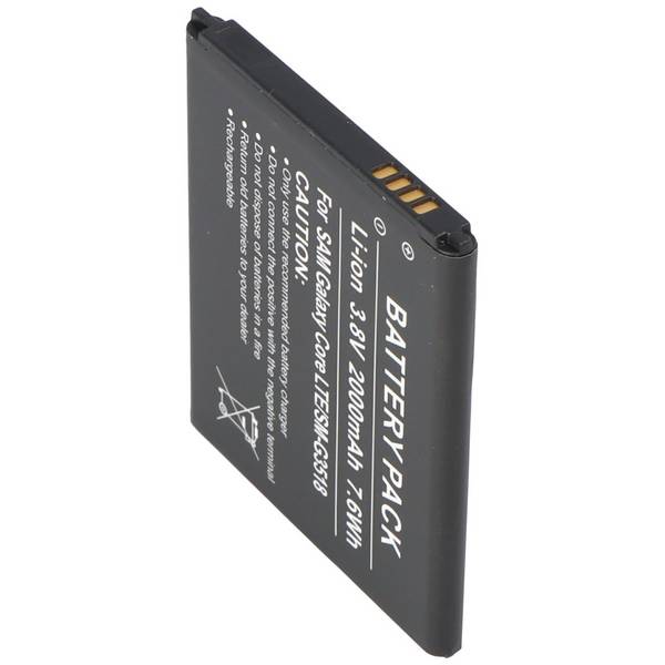Batteria agli ioni di litio Samsung Galaxy Core LTE come batteria replica di AccuCell