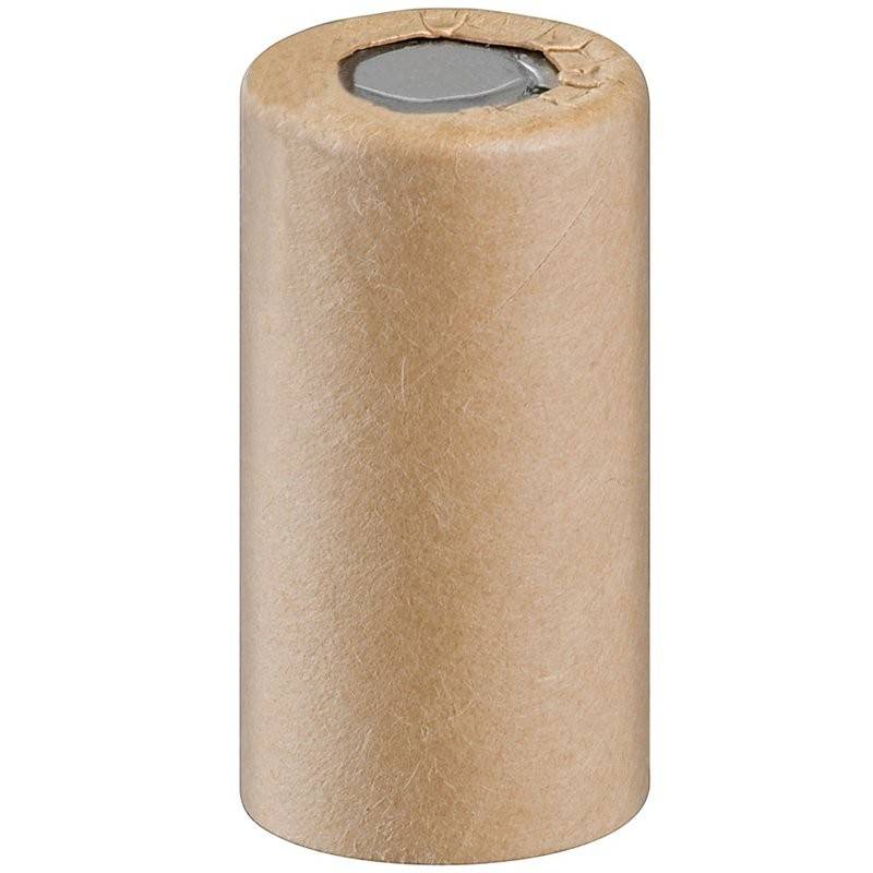 Batteria AccuCell Sub-C 3000mAh NiMH flat top senza aletta di saldatura-0