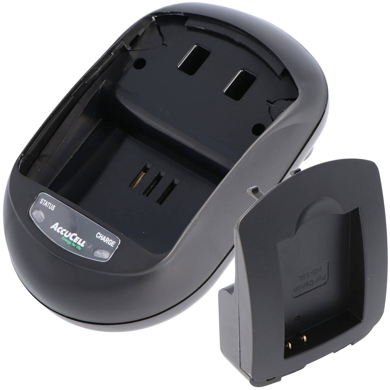 Caricabatterie rapido adatto per Konica NP-900, 02491-0015-00-1