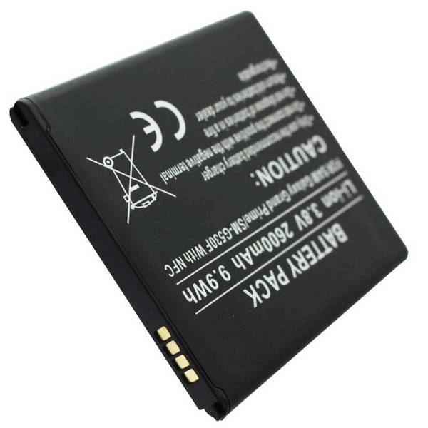 Batteria adatta per Samsung Galaxy Grand Prime 2600mAh NFC SM-G5306W, SM-G5308, SM-G5308W, SM-G5309, SM-G5309W,...