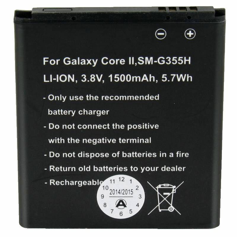 Batteria adatta per Samsung Galaxy Core 2, batteria EB-BG355BBE-3