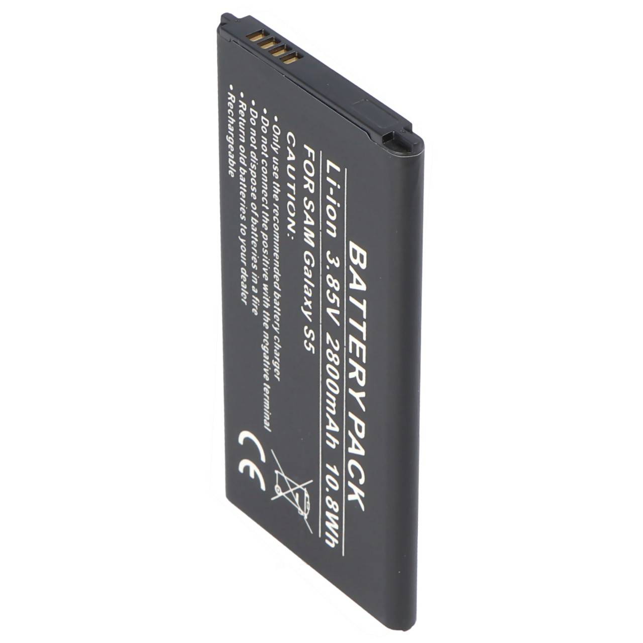 Batteria Samsung Galaxy S5 come batteria replica di AccuCell con 2800 mAh-3
