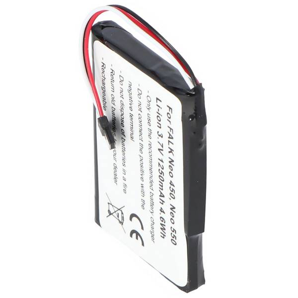 Batteria adatta per FALK Neo 450 Batteria Neo 550 con 3,7V e 1250mAh
