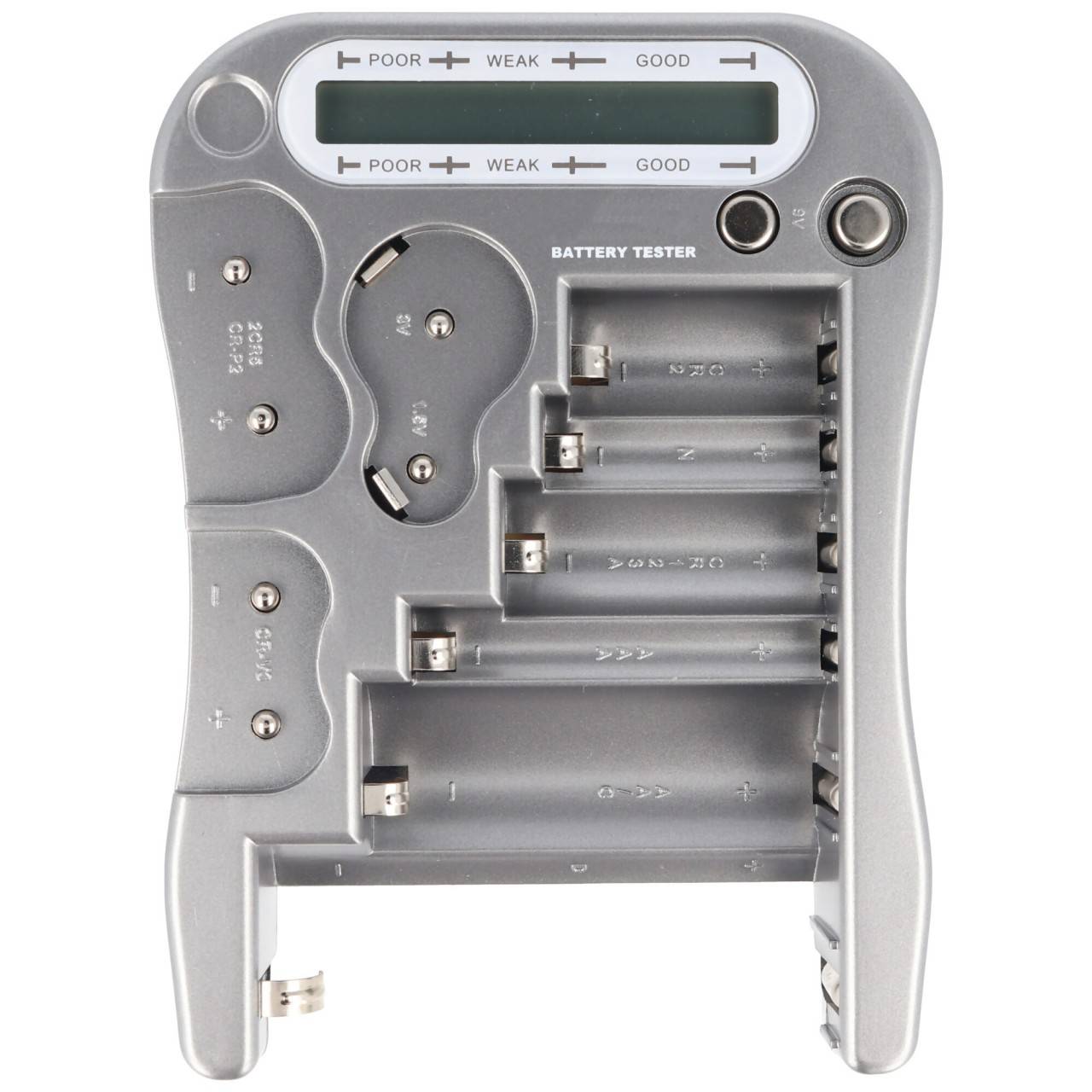 Batteria ricaricabile universale e tester batteria con display LCD-0