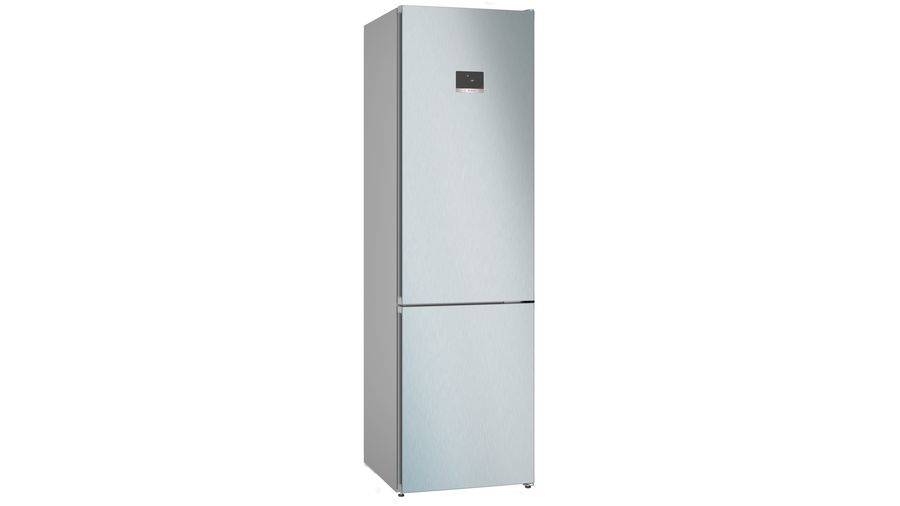 Bosch Serie 4 KGN397LDF Frigorifero combinato da libera installazione 203 x 60 cm Metal look Classe D-0