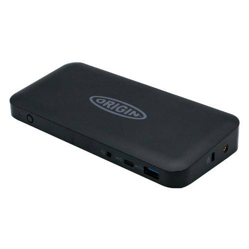 Origin Storage 40AS0090UK-OS replicatore di porte e docking station per laptop USB 3.2 Gen 1 [3.1 Gen 1] Type-C Nero (Or-0