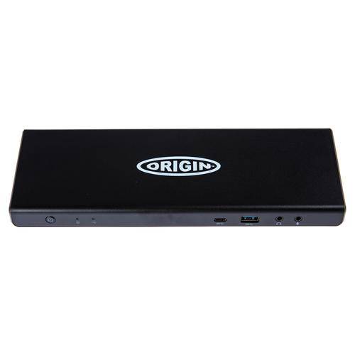Origin Storage 40A90090EU-OS replicatore di porte e docking station per laptop USB 3.2 Gen 1 [3.1 Gen 1] Type-C Nero (Or-0