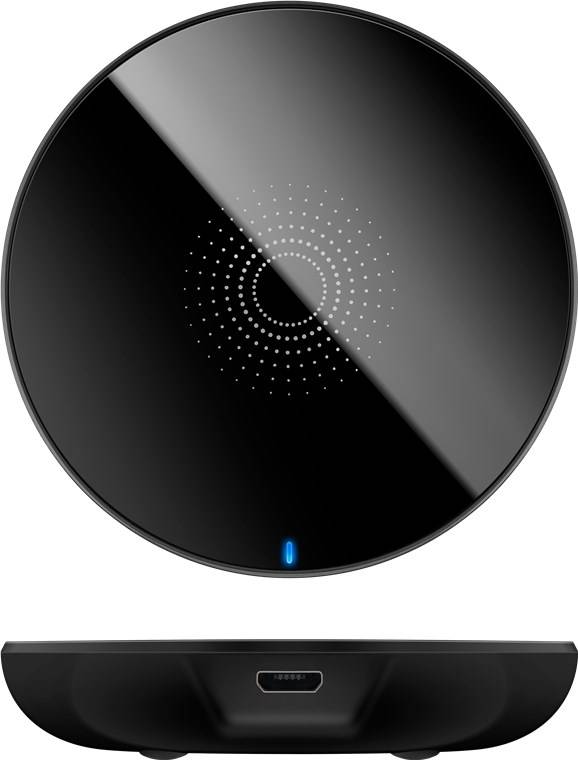 GOOBAY Caricabatterie Wireless Fast Qi Stand 5W Nero Nero