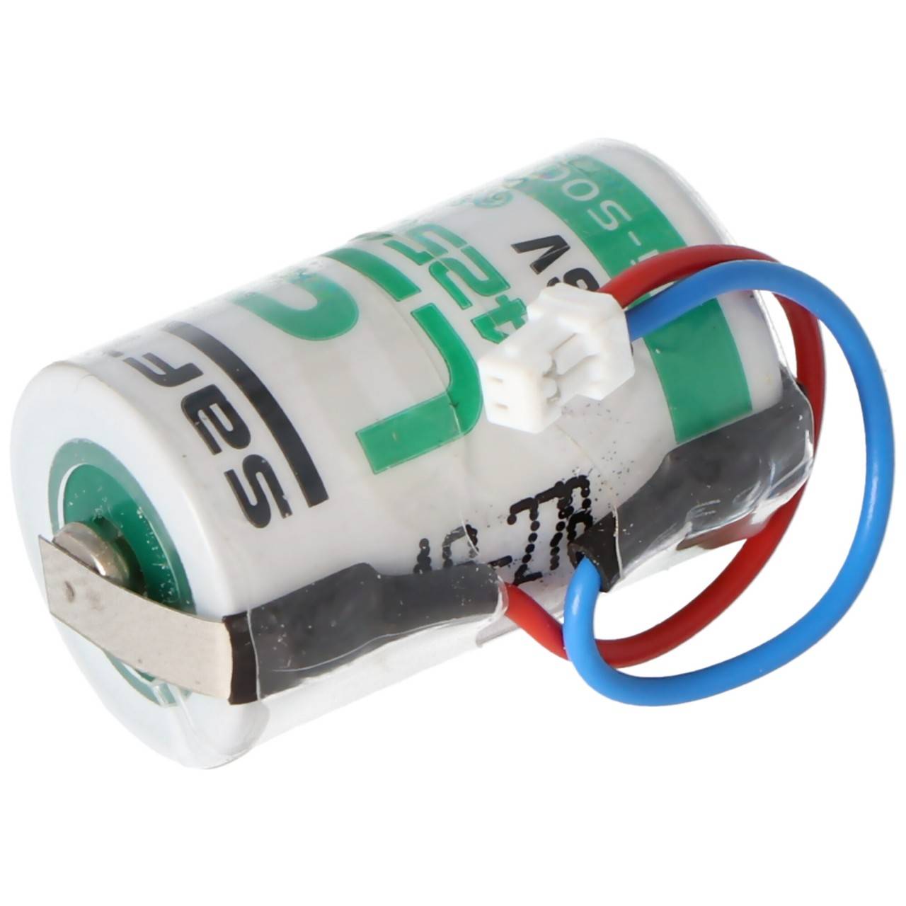 Batteria Saft al litio da 3,6 V LS14250 con cavo e spina al centro della cella-4