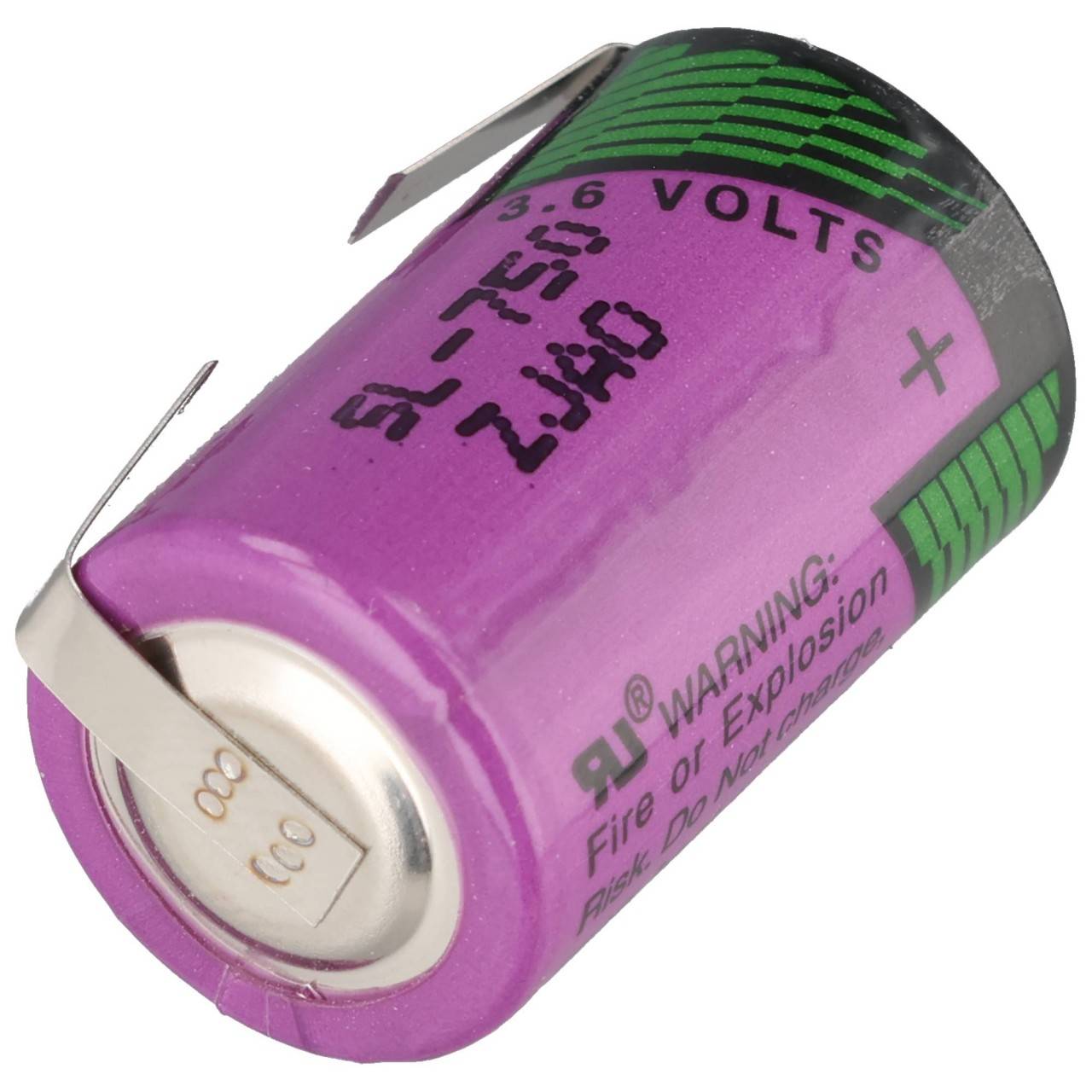 Batteria al litio inorganica Sunshine SL-750/T con capicorda a saldare-3