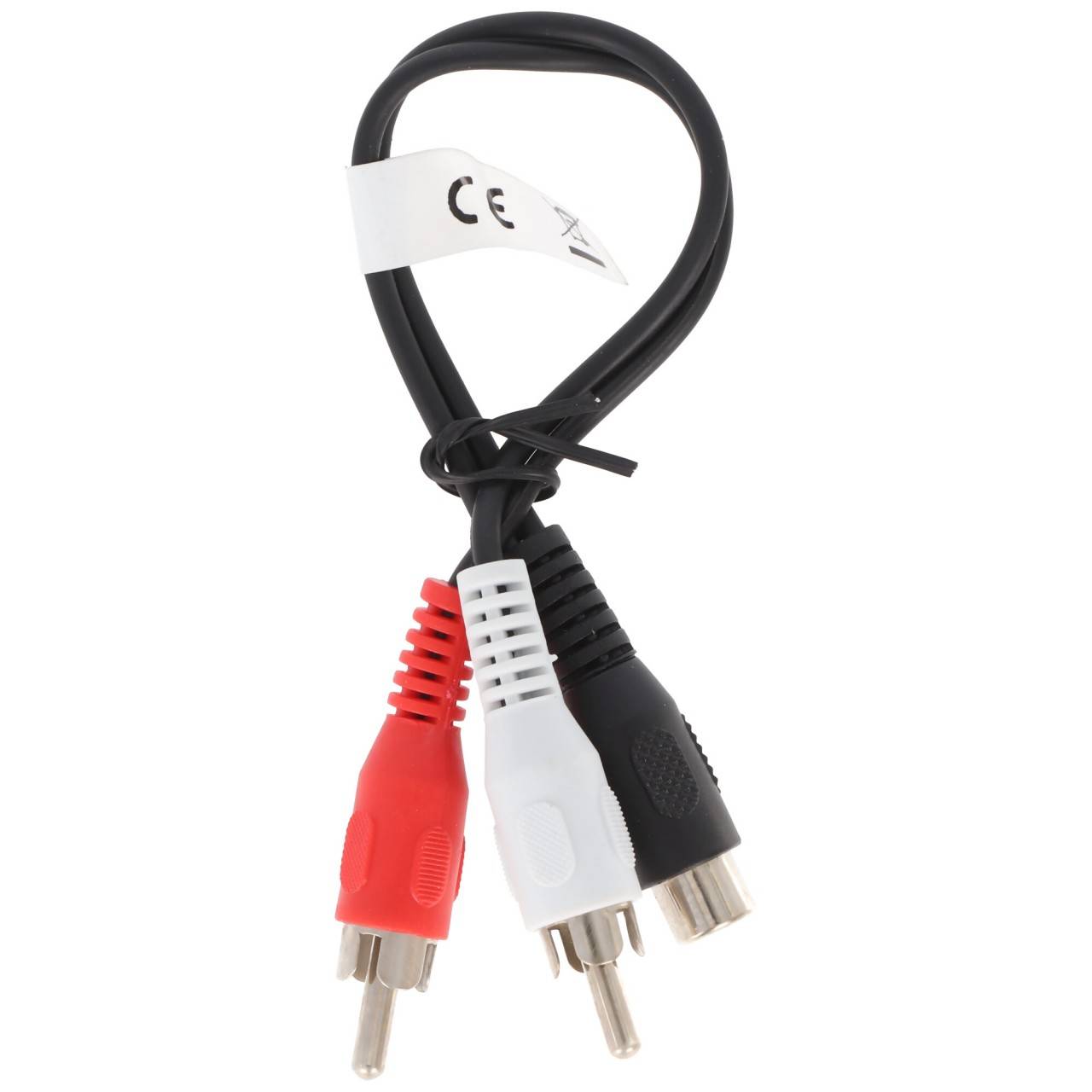 Cavo audio video 0,2 m 1 x presa cinch > 2 x spine cinch-2