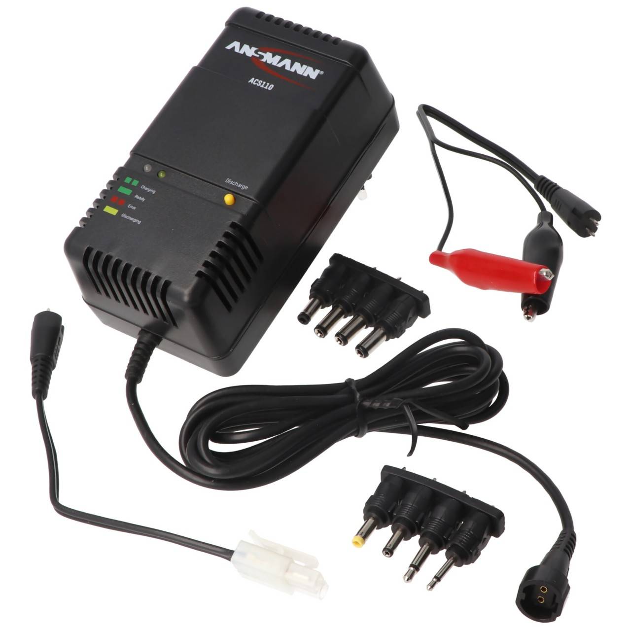 Caricabatterie ACS NiMH per batterie da 1,2 Volt a 12 Volt, ad es. Racing Pack 7,2 V-0