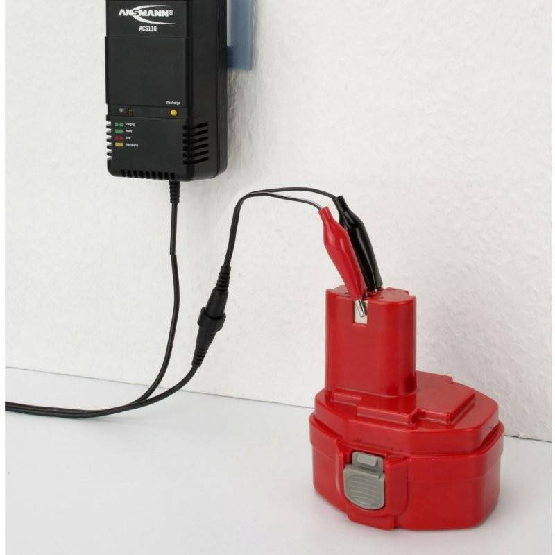 Caricabatterie ACS NiMH per batterie da 1,2 Volt a 12 Volt, ad es. Racing Pack 7,2 V-3