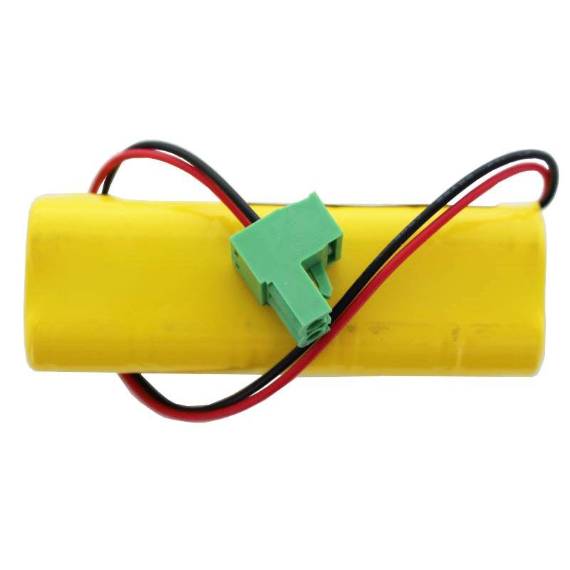 Batteria di ricambio adatta per controllo porte Besam 24V EMC, EMCM, EU-EUD 150mAh con cavo e spina-3