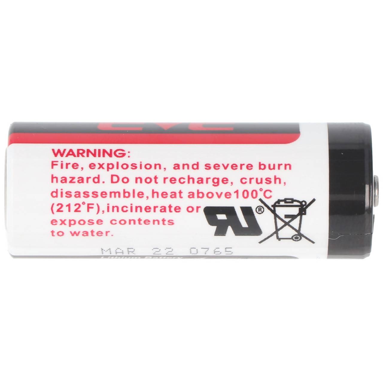 EVE ER18505 Batteria al Litio 3,6 Volt 3800 mAh Li-SOCl2 Batteria ER18505-4