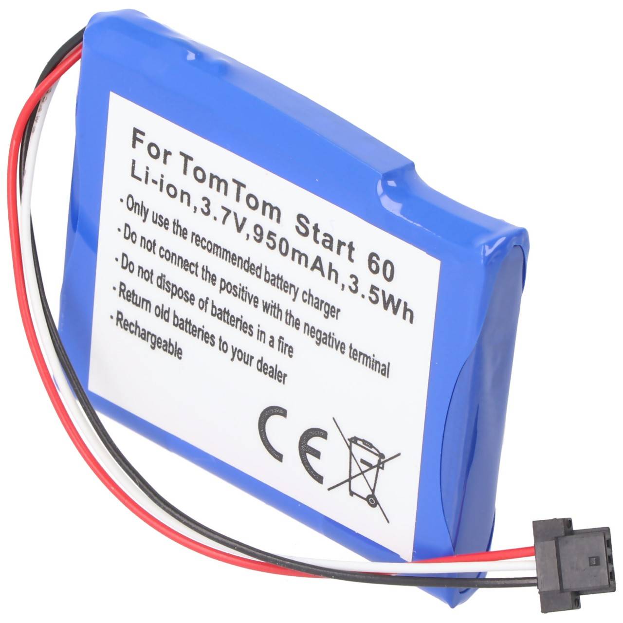Batteria adatta per la batteria TOMTOM Start 60 AHA11111003, VFA-1