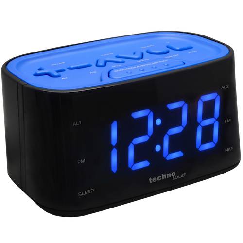 Radiosveglia con memoria stazioni - WT 465 nero blu-1