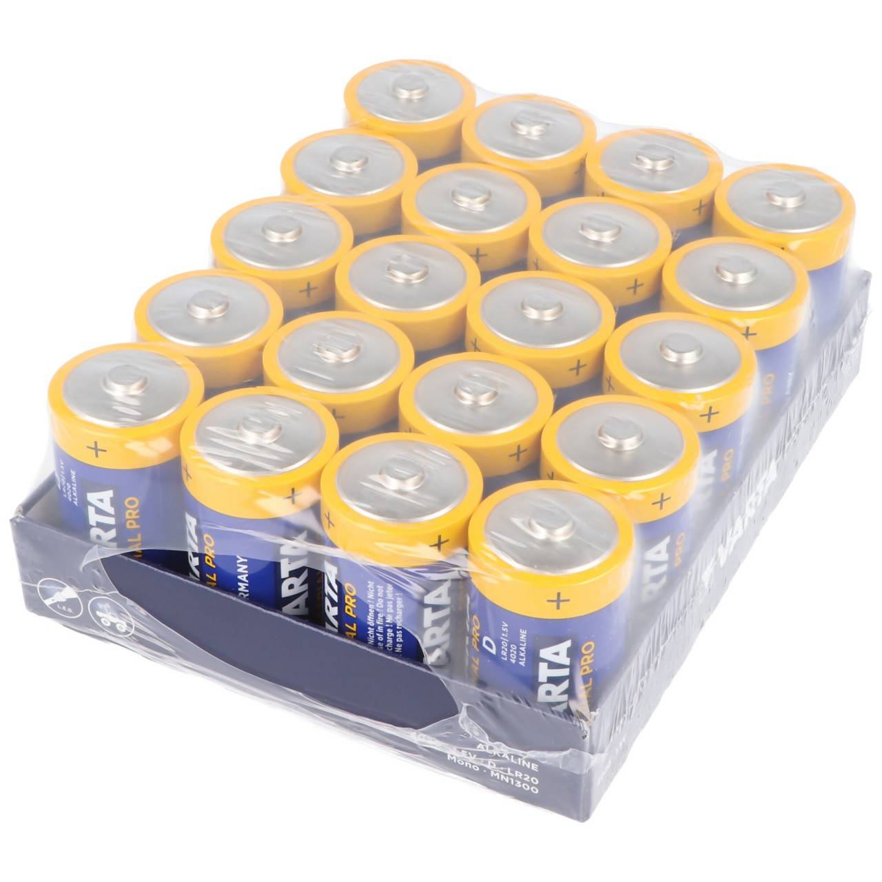 Varta A98L-0031-0005 1,5 Volt max 16500 mAh Dimensioni circa 61,5 x 34,2 mm Alcalino Mono D LR20-4
