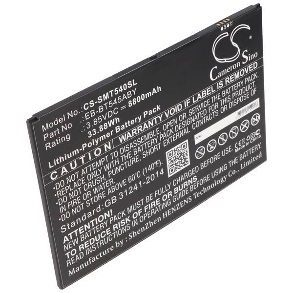 Batteria di ricambio adatta per Samsung EB-BT545ABY, Samsung Galaxy Tab Active Pro, Galaxy Tab Active Pro 10.1,...