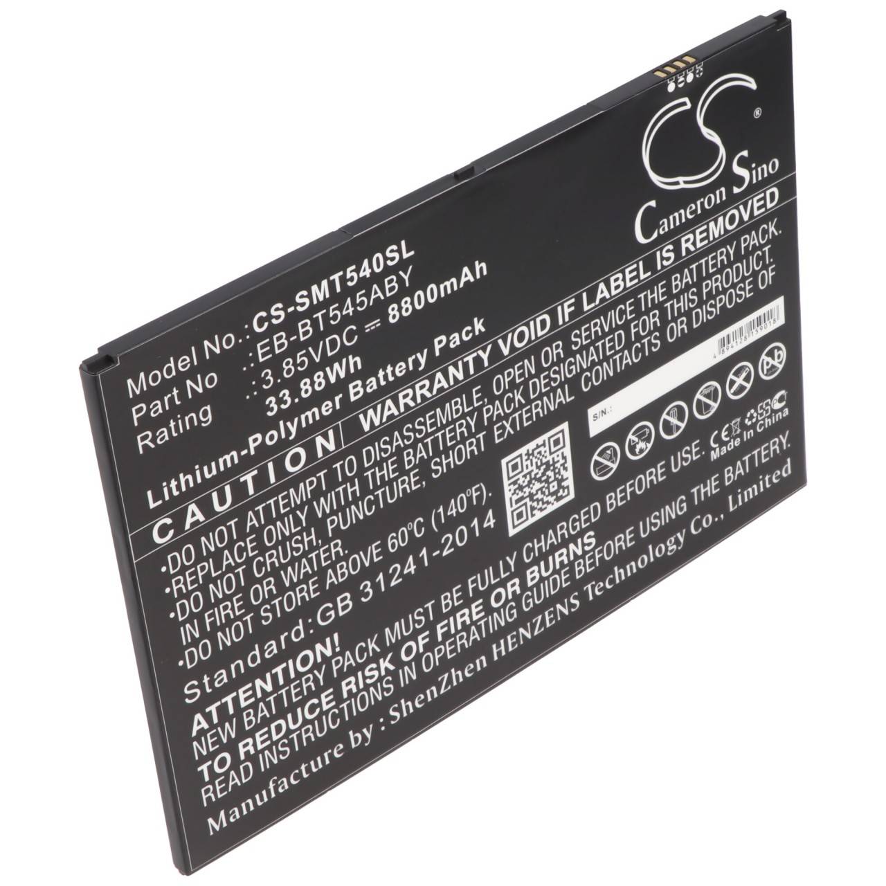 Batteria di ricambio adatta per Samsung EB-BT545ABY, Samsung Galaxy Tab Active Pro, Galaxy Tab Active Pro 10.1,...-0