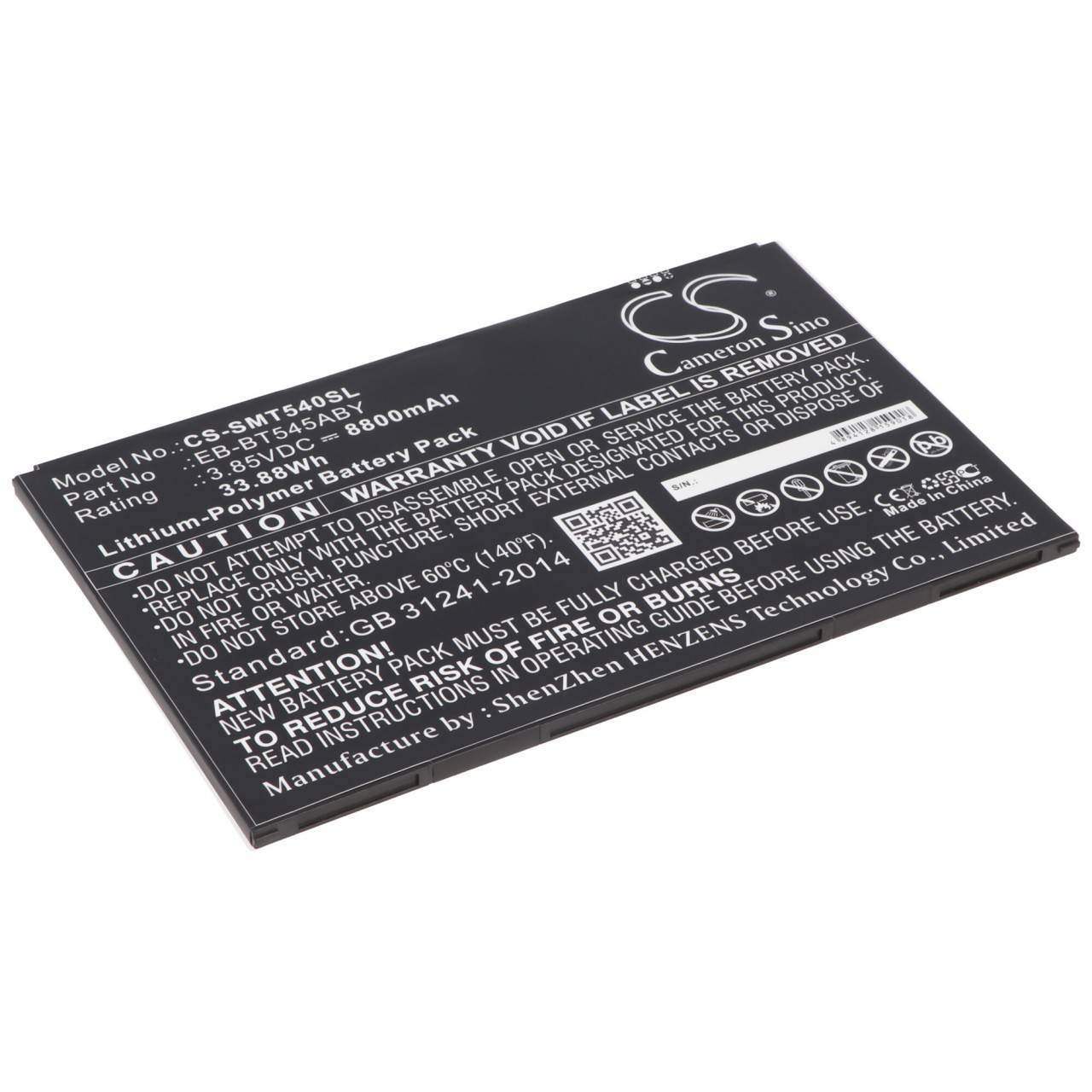 Batteria di ricambio adatta per Samsung EB-BT545ABY, Samsung Galaxy Tab Active Pro, Galaxy Tab Active Pro 10.1,...-2