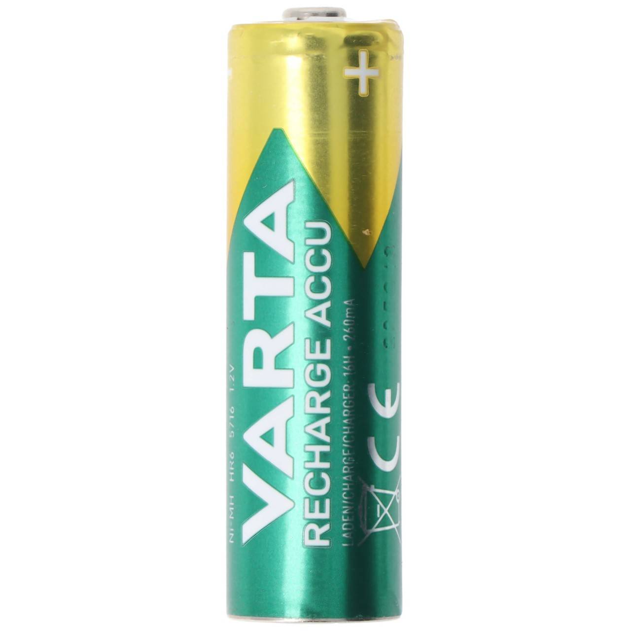 Varta Ready2Use batterie AA Mignon da 2600 mAh, confezione da 4 con scatola batteria AccuCell-3