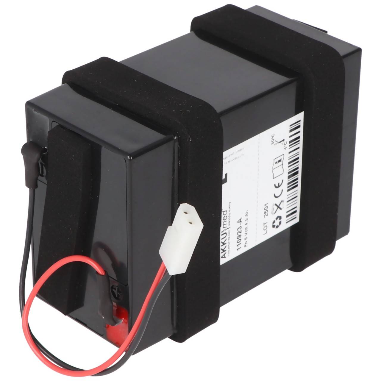 Batteria al piombo adatta per Welch Allyn Vital Sign Monitor (VSM) serie 300/Spot 420/ 42NOB/ 53NTB/ 53NTL/ 63NTB...-1