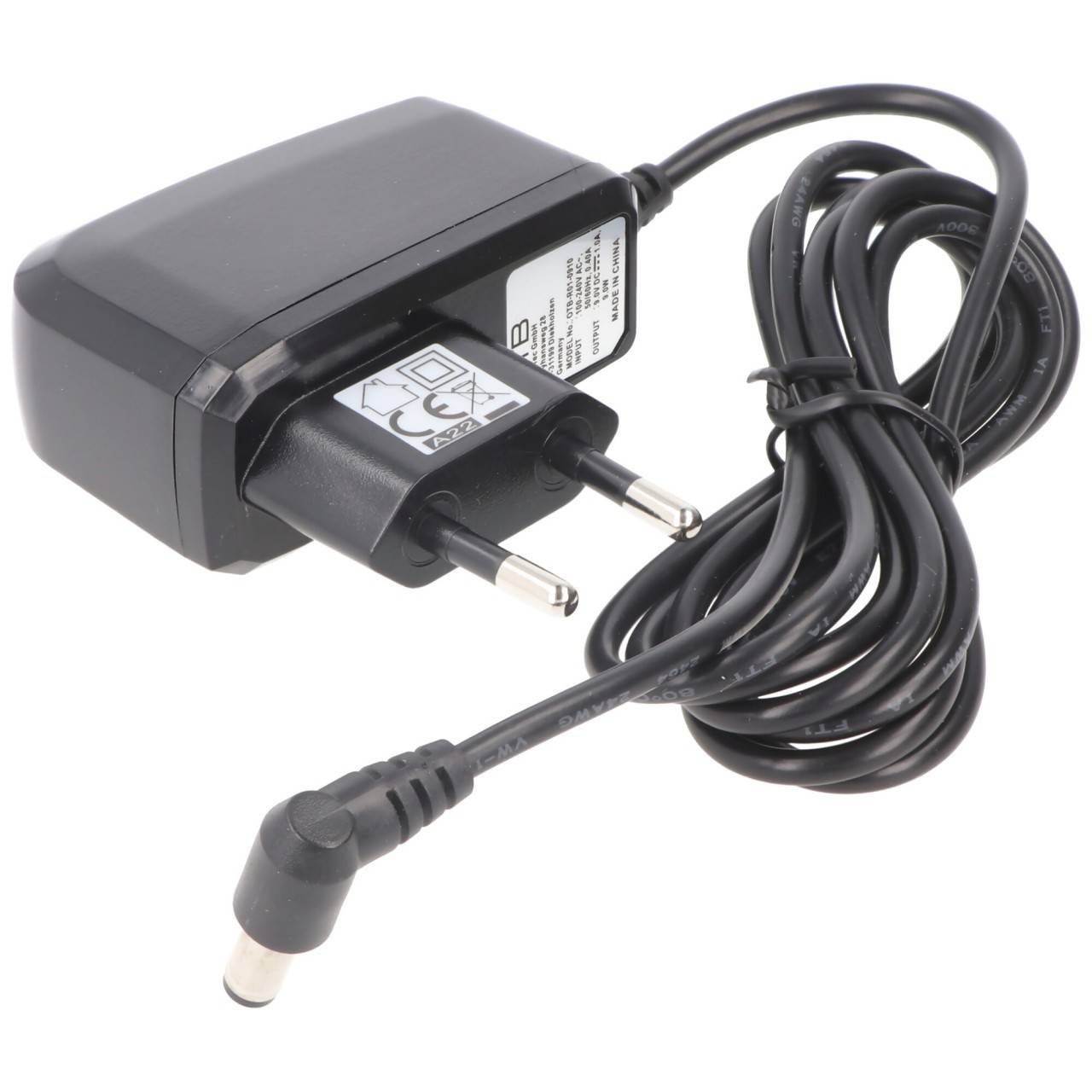 Caricabatterie AccuCell per Nintendo Super Nintendo, SNES, Super Famicom, NES - 9V/1A - nero-1