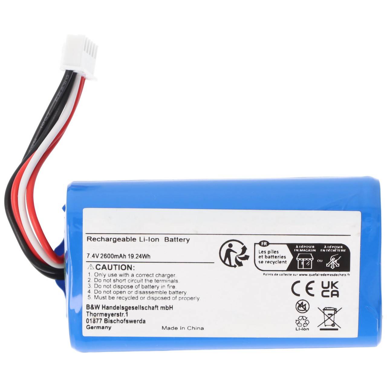 Batteria per Anker SoundCore Boost come 2S18650, 2600 mAh per casse altoparlanti-4