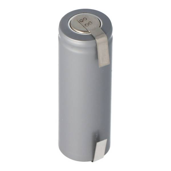 Batteria HHR-120 adatta per rasoi, rasoi 1,2 volt 1200 mAh con tag di saldatura a forma di U