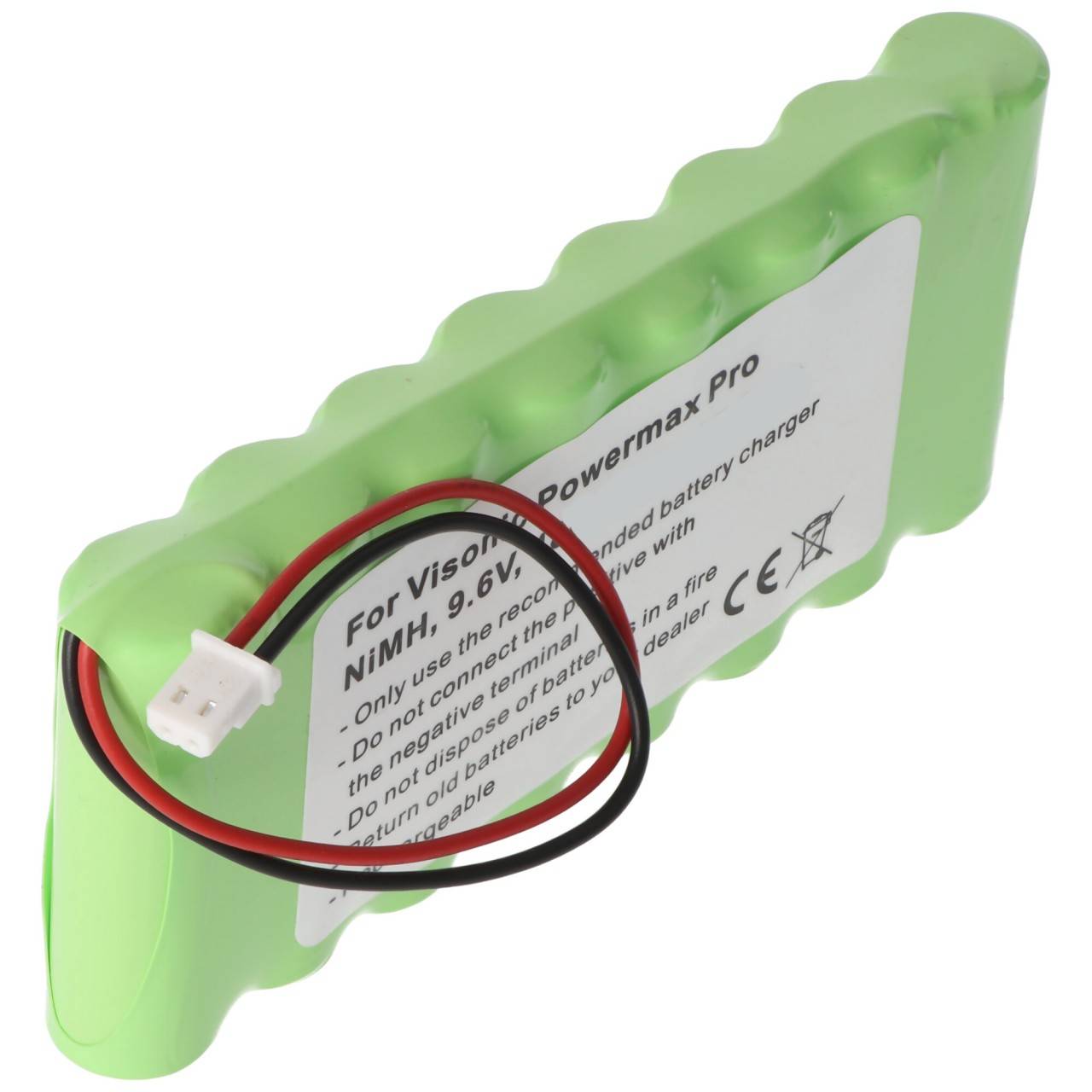 Batteria adatta per Visonic 0-9912-G, GP220AAH8BMX, GP180AAH8BMX, 103-300672 9.6V 2100mAh-0