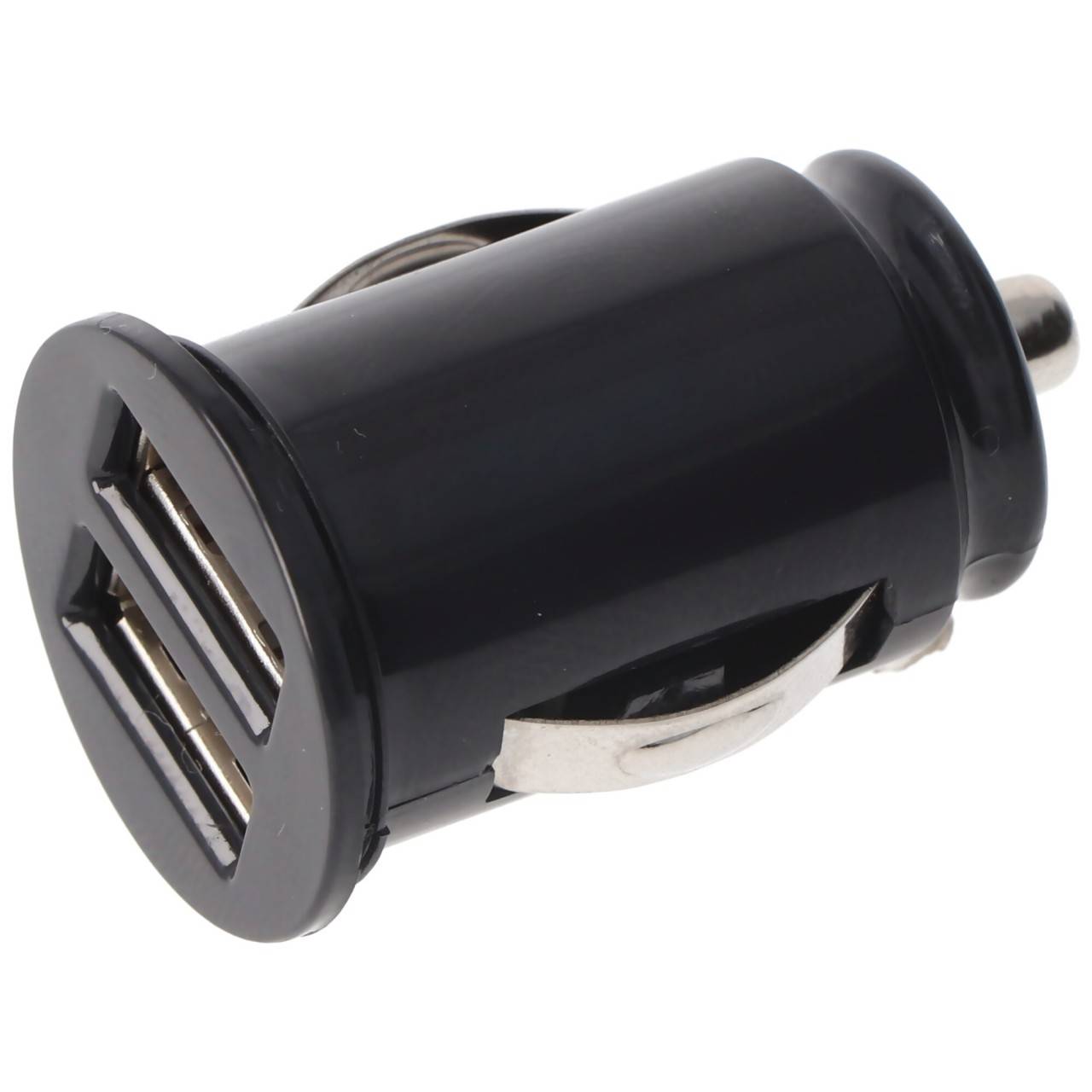 Caricabatteria da auto AccuCell USB - Dual USB - 2.1A - nero - PICCOLO-0