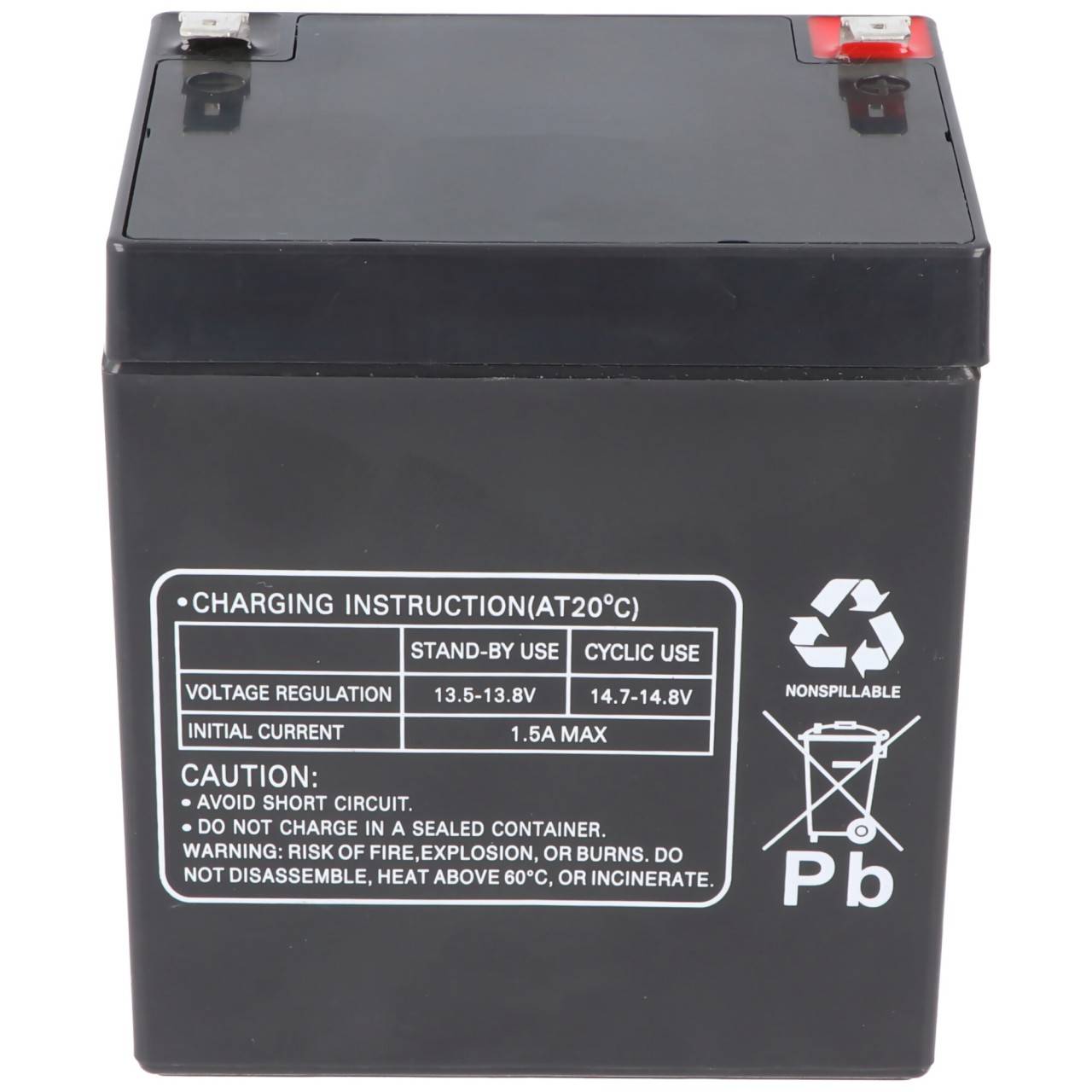Inserto batteria al piombo adatto per Maxi Sky 600 Lifter 2x12 Volt 5,0 Ah - 403.10500-4