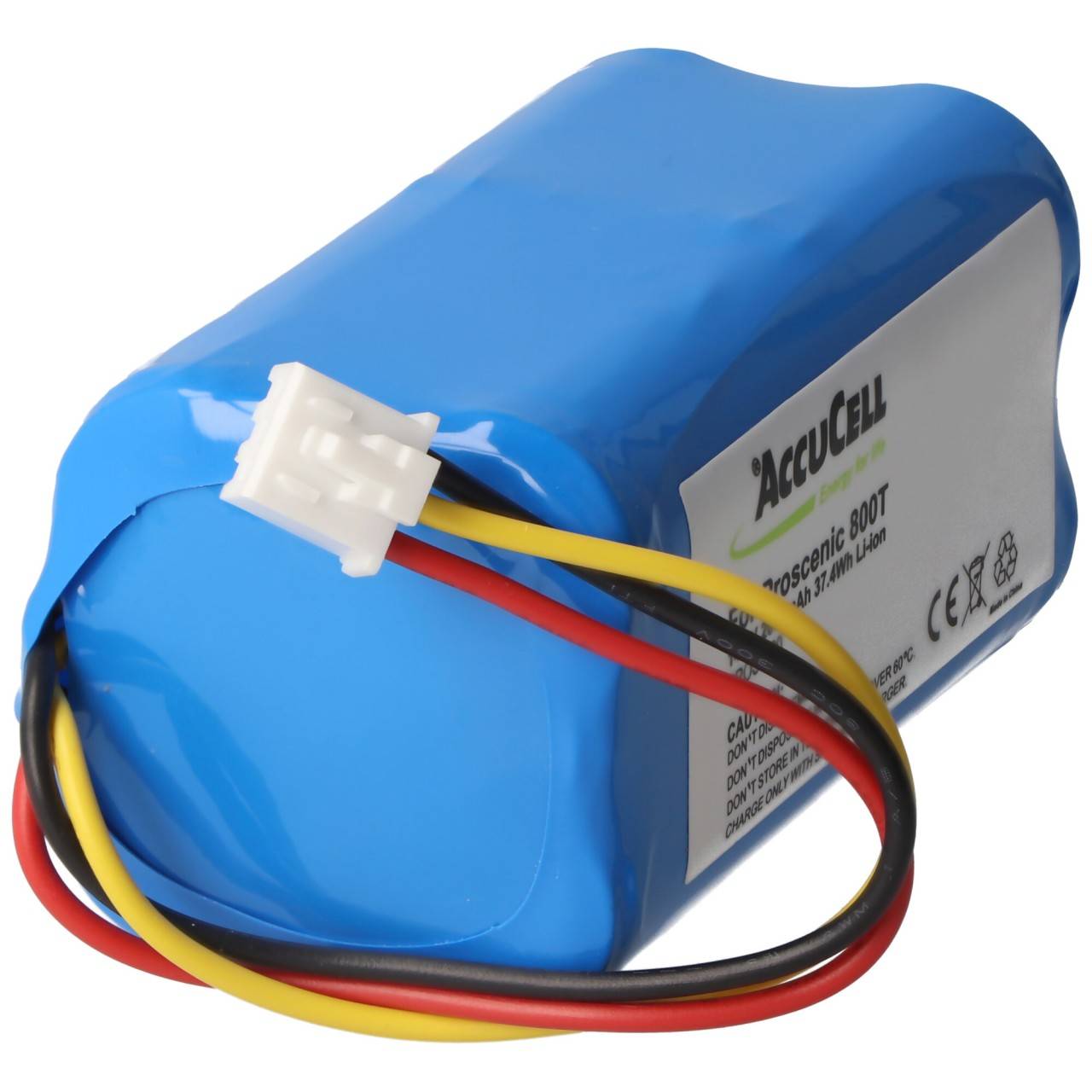Batteria adatta per batteria agli ioni di litio Proscenic 800T 820T, 830T, 820S solo con la spina bianca, confrontare...-1