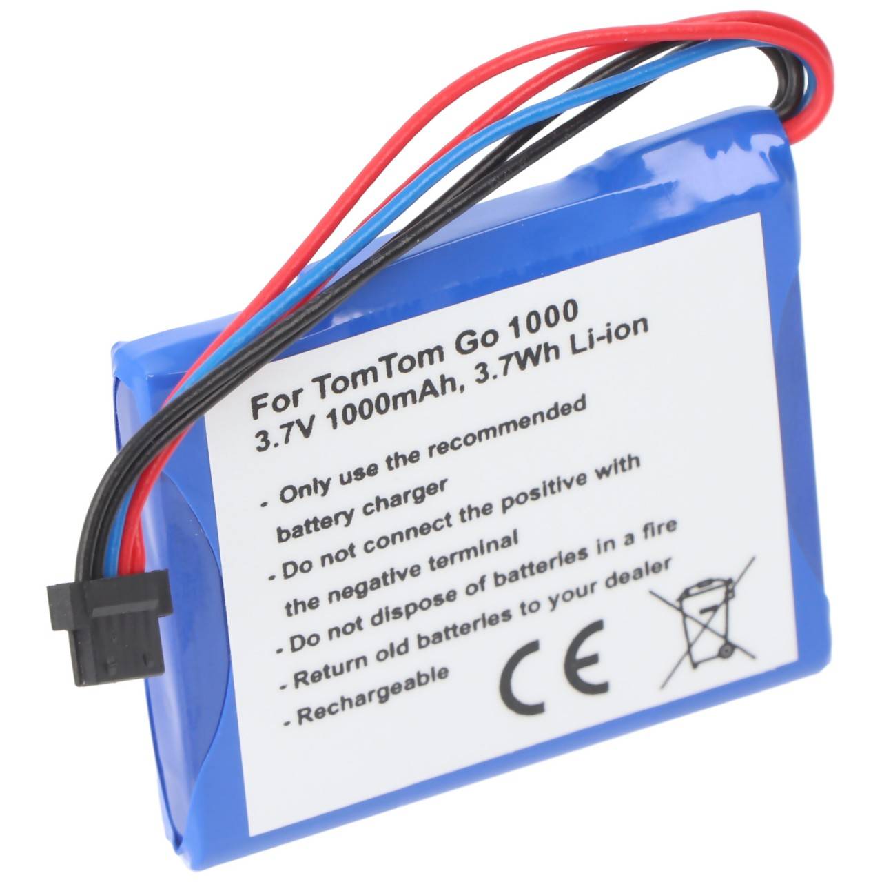 Batteria TomTom Go Live 1000, Go Live 1005 AHL03711018, VF1C adatta come batteria sostitutiva di AccuCell-2
