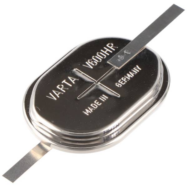 Batteria a bottone NiMH ricaricabile Varta V600HR NiMH con tag di saldatura Z