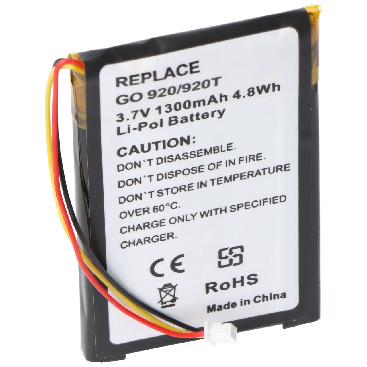 Batteria adatta per TomTom Go530, Go630, Go730, 1697461-3