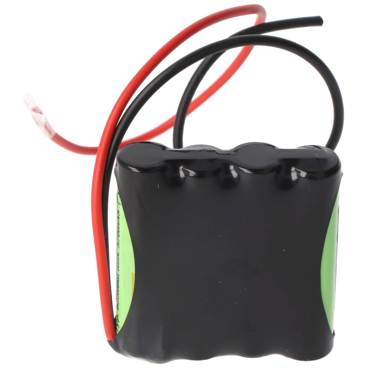 Batteria per luce di emergenza NiMH 4.8V 600mAh F1x4 Micro AAA con cavo da 200mm-1