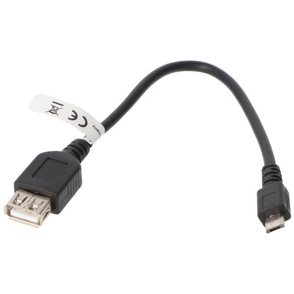 Cavo adattatore USB 2.0 Hi-Speed da A femmina a Micro B maschio, in movimento