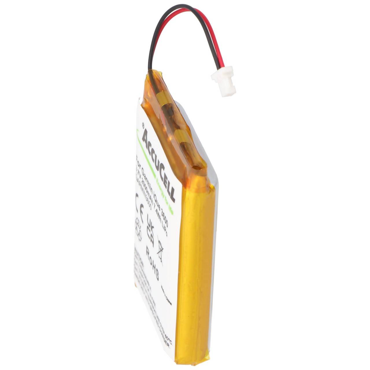 Batteria AccuCell adatta per Garmin A2X128A2, 2000mAh estesa-4