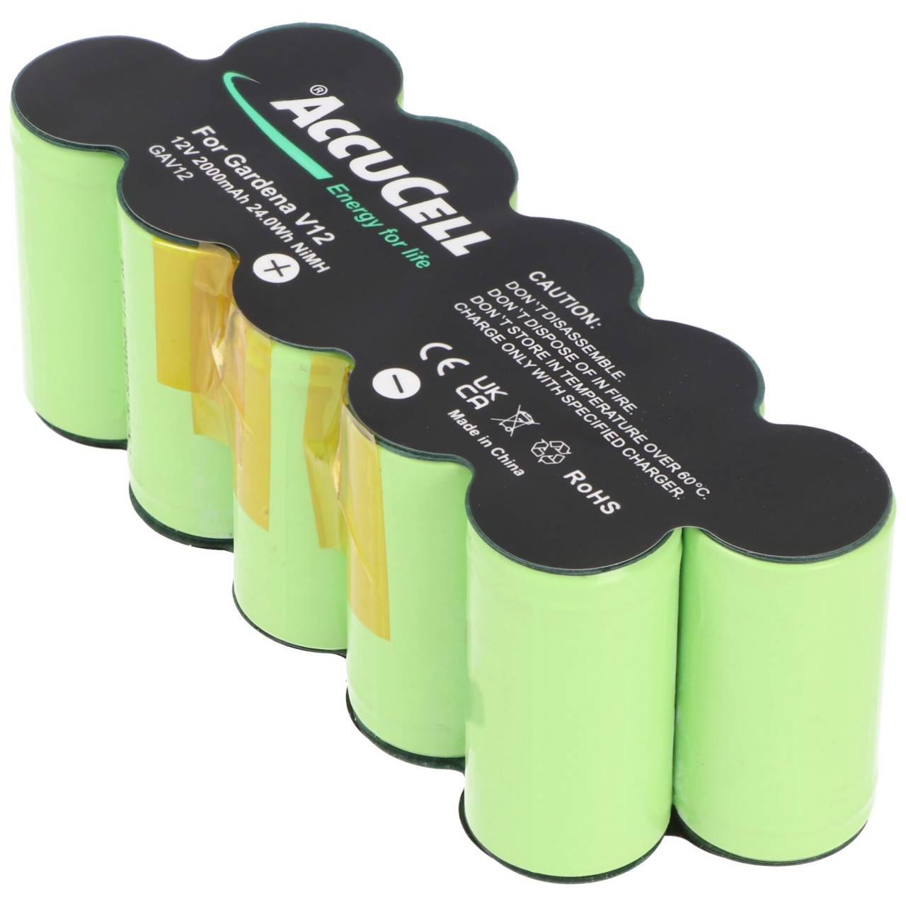 Batteria adatta per forbici per arbusti e siepi Gardena V12-1