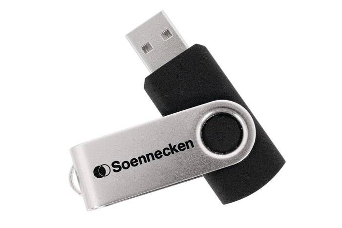 Soennecken 71612 USB-Stick 8 GB USB Typ-A 2.0 Schwarz - Silber (71612)-4