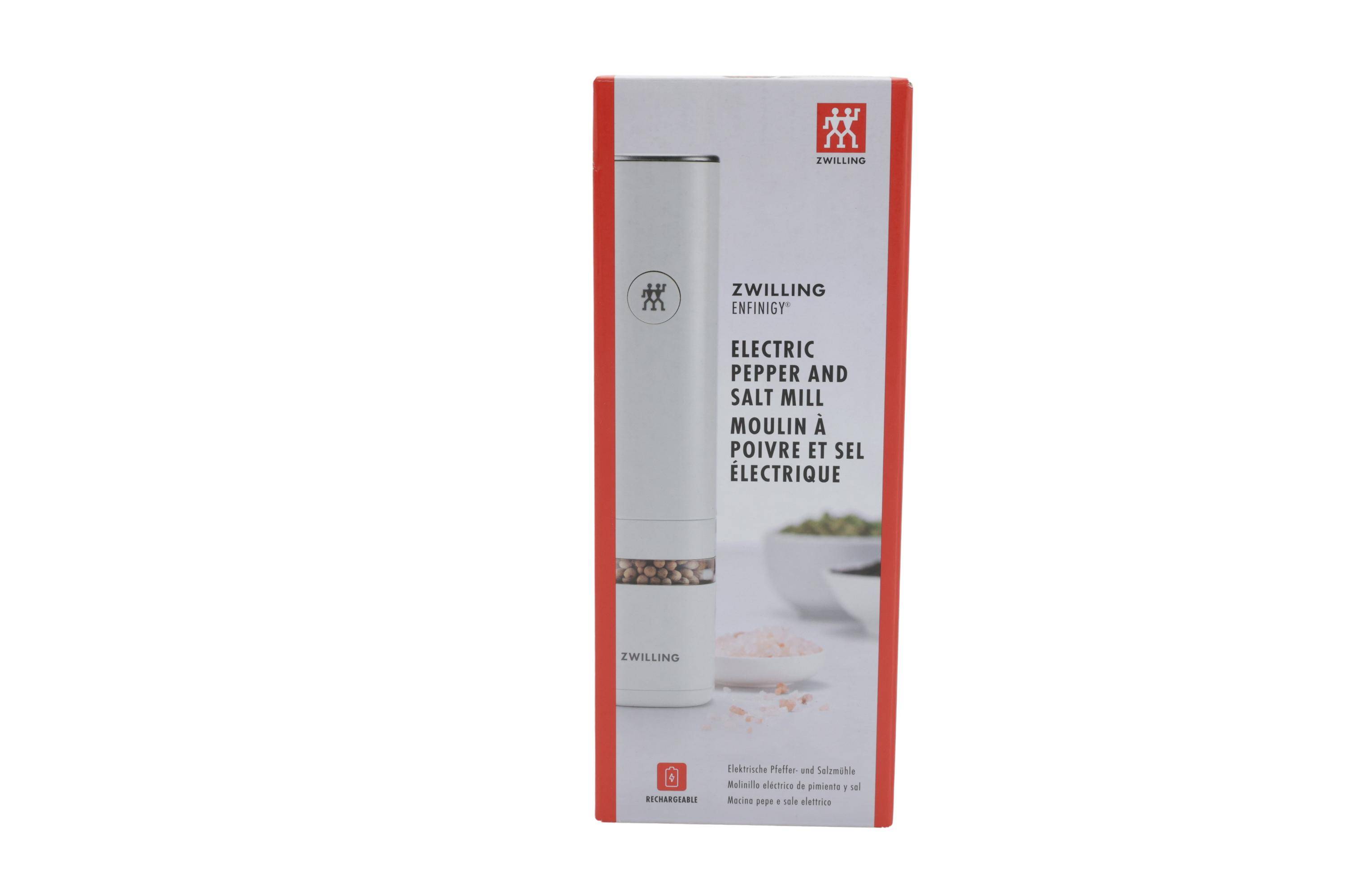 Zwilling Enfinigy Elektrische Gewürzmühle Weiß (53103-700-0)-0