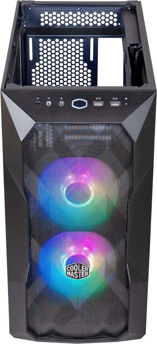 Cooler master td300-kgnn-s00 masterbox td300 mesh argb vetro temperato no-power minitx-matx-7