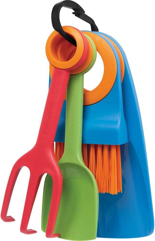 Fiskars 1062472 set di utensili manuali per bambini, cazzuola,-0