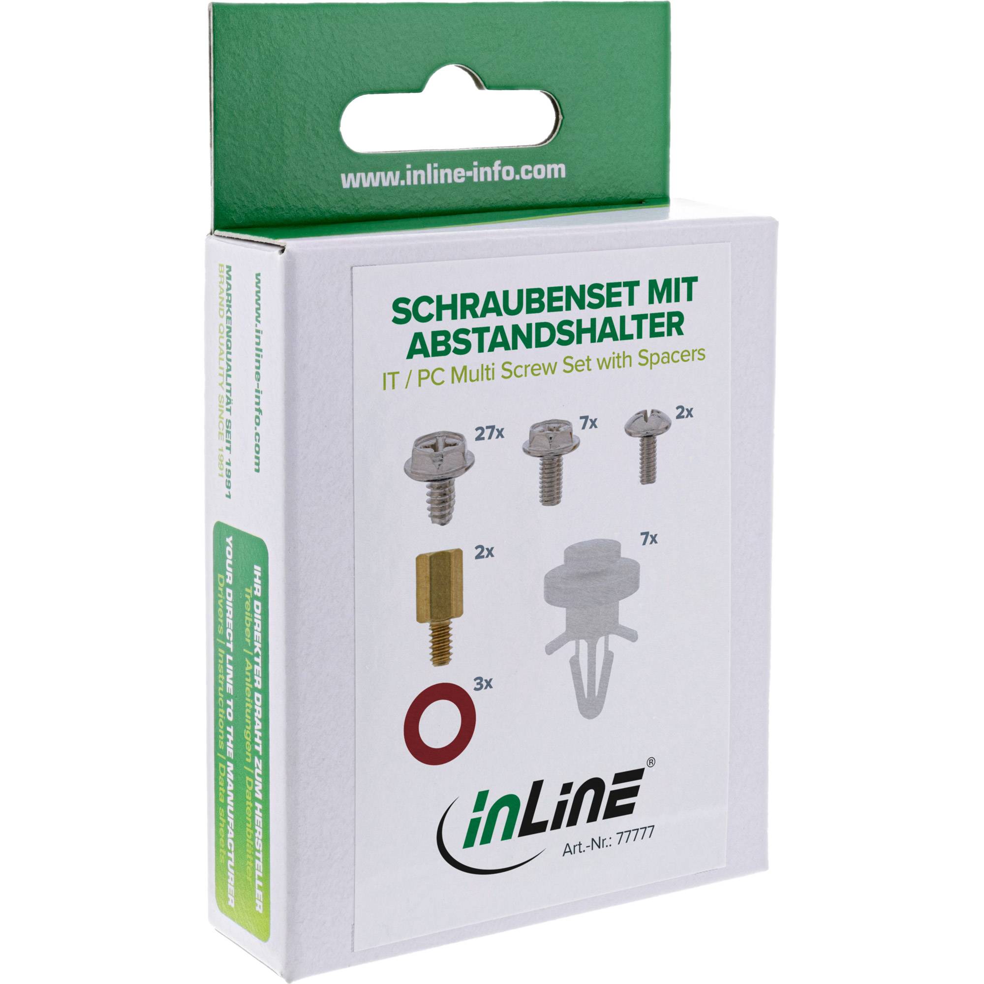 InLine Viti, distanziali, per schede madri Mainboards assortite, 48pz-0