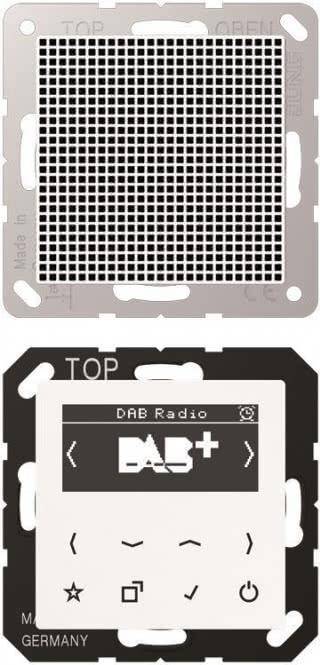 JUNG DABA1WW Smart Radio DAB+ Set Mono (DABA1WW)-0