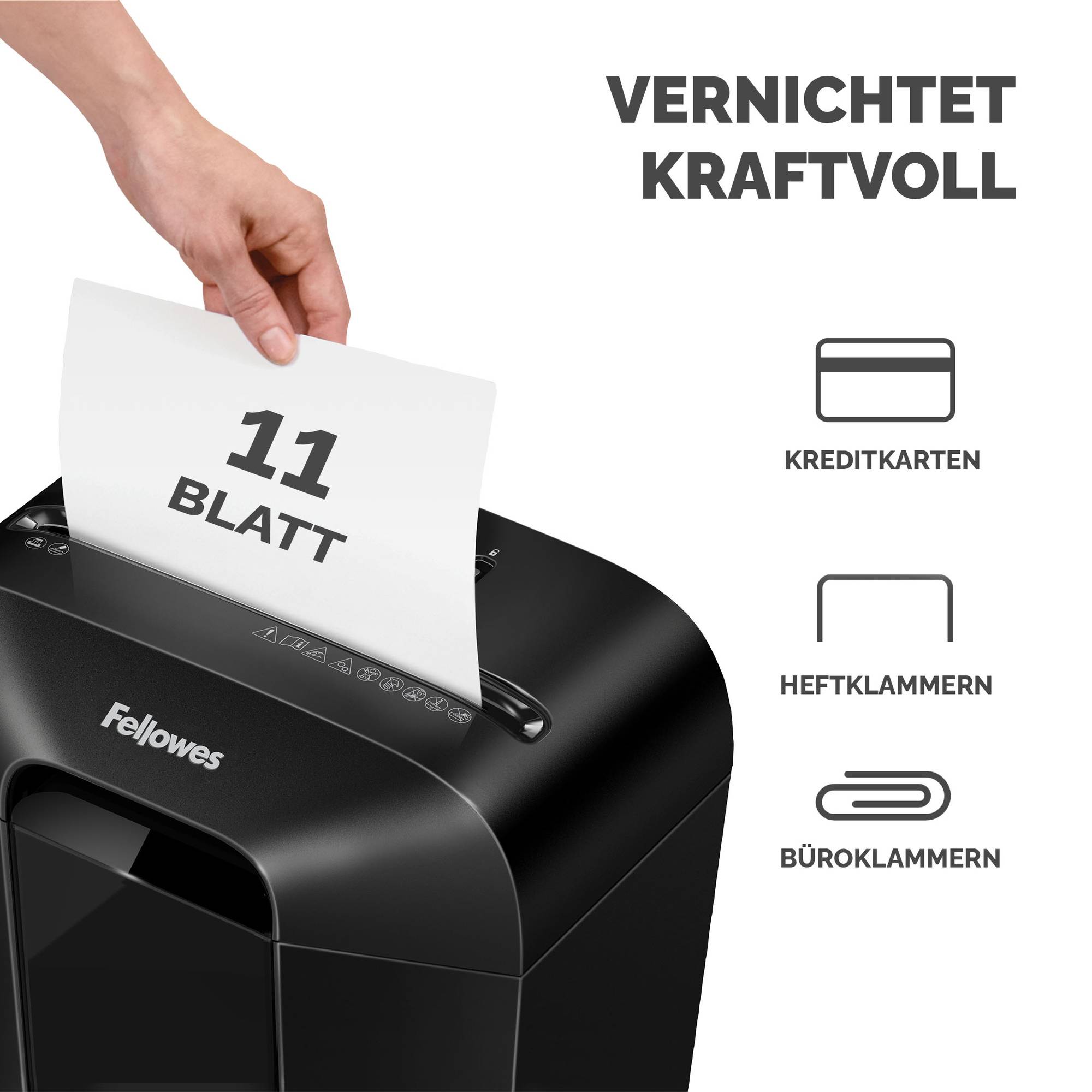 Fellowes Powershred LX70 - Vorzerkleinerer - Partikelschnitt - 4 x 40 mm - P-4 (4407501)-1